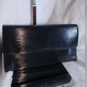 Louis Vuitton Black Epi Leather Wallet